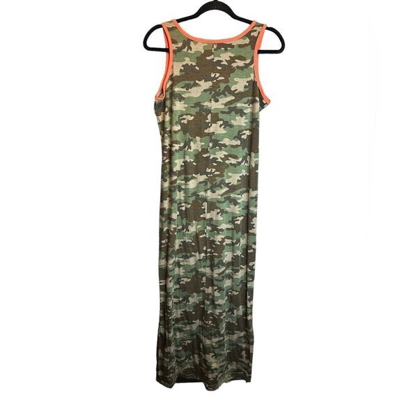 5 for $25🔥Medium Bobbie Brooks Camouflage & Pink Maxi Dress - Picture 2 of 5